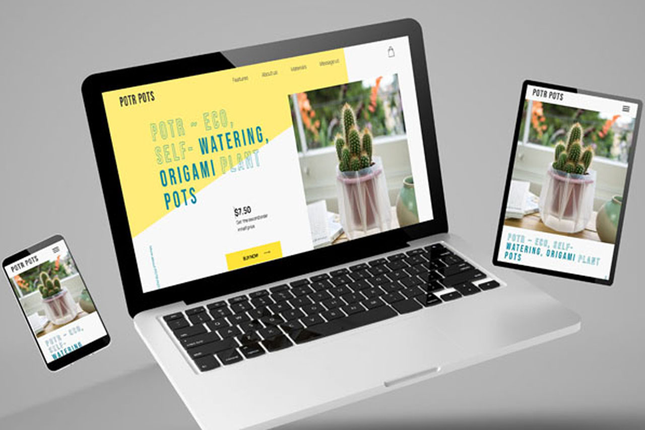POTR Pots - Responsive Website